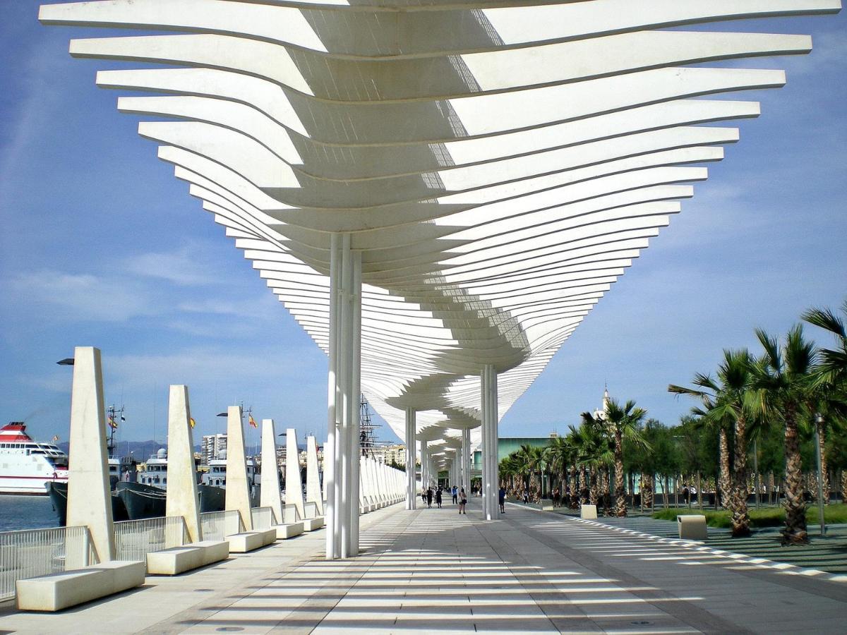 Del Parque Flats Estudio Lagunillas Málaga Eksteriør bilde